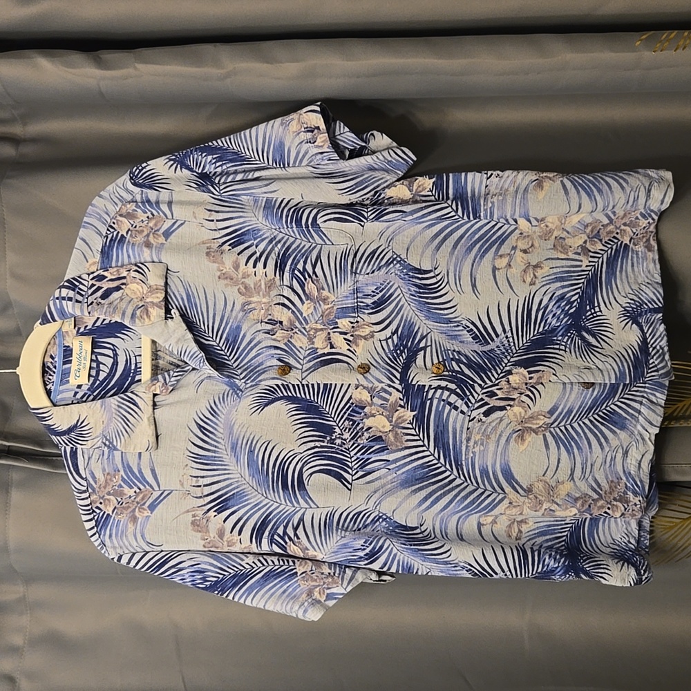 Caribbean Silk & Linen Hawaiian Shirt